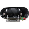 Exterior Door Handle Rear Left Chrome Lever Black Housing - image 2