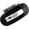 Exterior Door Handle Rear Left Chrome Lever Black Housing - image 3