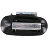 Exterior Door Handle Rear Right Chrome Lever Black Housing - image 1