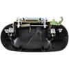 Exterior Door Handle Rear Right Chrome Lever Black Housing - image 2
