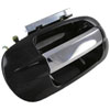 Exterior Door Handle Rear Right Chrome Lever Black Housing - image 3