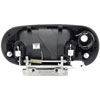 Exterior Door Handle Front Left Chrome Lever Black Housing - image 2