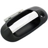 Exterior Door Handle Front Left Chrome Lever Black Housing - image 3