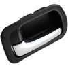 Interior Door Handle Rear Left Sedan Black/Chrome - image 3