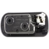 Interior Door Handle Rear Right Sedan Black/Chrome - image 2