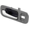 Interior Door Handle Front Left Gray/Chrome - image 3