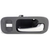 Interior Door Handle Front Right Gray/Chrome - image 1