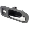 Interior Door Handle Front Right Gray/Chrome - image 3