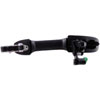 Exterior Door Handle Rear Left Smooth Finish Black - image 2