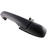 Exterior Door Handle Rear Left Smooth Finish Black - image 3