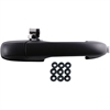 Exterior Door Handle Rear Right Smooth Finish Black - image 1