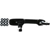 Exterior Door Handle Rear Right Smooth Finish Black - image 2