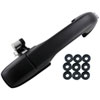 Exterior Door Handle Rear Right Smooth Finish Black - image 3