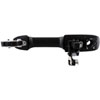 Exterior Door Handle Front Left Smooth Finish Black - image 2