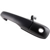 Exterior Door Handle Front Left Smooth Finish Black - image 3