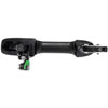 Exterior Door Handle Front Right Smooth Finish Black - image 2