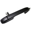 Exterior Door Handle Front Right Smooth Finish Black - image 3