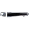 Exterior Door Handle Front Right Rear Left Rear Right Chrome Black Insert - image 1