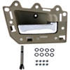 Interior Door Handle Chrome Lever Light Gray Housing - image 1