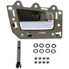 Interior Door Handle Chrome Lever Light Gray Housing - image 1