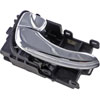 Interior Door Handle Front Left Rear Left Chrome - image 3