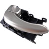 Interior Door Handle Front Left Rear Left Silver - image 3