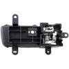Interior Door Handle Front LH Rear LH Black and Chrome - image 2