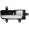 Interior Door Handle Front Right Rear Right Black and Chrome - image 1