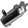 Interior Door Handle Front Right Rear Right Black and Chrome - image 3