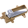Interior Door Handle Front Left Rear Left Beige and Chrome - image 3