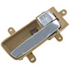 Interior Door Handle Front Right Rear Right Beige and Chrome - image 3