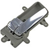 Interior Door Handle Front Left Rear Left Gray and Chrome - image 3