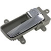 Interior Door Handle Front Right Rear Right Gray and Chrome - image 3
