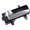 Interior Door Handle Front LH Rear LH Silver and Black - image 3