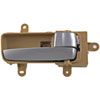 Interior Door Handle Front RH Rear RH Silver and Beige - image 1
