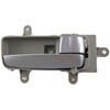 Interior Door Handle Front RH Rear RH Silver and Gray - image 1