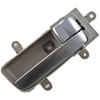 Interior Door Handle Front RH Rear RH Silver and Gray - image 3