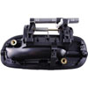 Exterior Door Handle Rear Right Black - image 2
