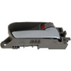 Interior Door Handle Front Rear Right Chrome Lever Beige Knob