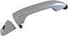 Exterior Door Handle Front Left Without Passive Entry Chrome - image 1