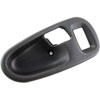 Interior Door Handle Front Left Rear Left Brown Bezel - image 3