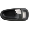 Interior Door Handle Front Left Rear Left Gray Bezel - image 1
