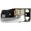 Interior Door Handle Front Right Rear Right Beige and Chrome - image 1