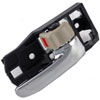 Interior Door Handle Front Right Rear Right Beige and Chrome - image 3