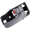 Interior Door Handle Front Right Rear Right Gray - image 3