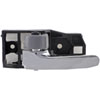 Interior Door Handle Front Left Rear Left Gray and Chrome - image 1