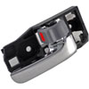 Interior Door Handle Front Right Rear Right Gray and Chrome - image 3