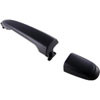 Exterior Door Handle Front Right Textured Black Without Keyhole - image 3