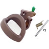 Interior Door Handle Chrome Lever Light Gray Housing - image 3