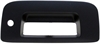 Tailgate Handle Bezel Smooth Black With Keyhole - image 1